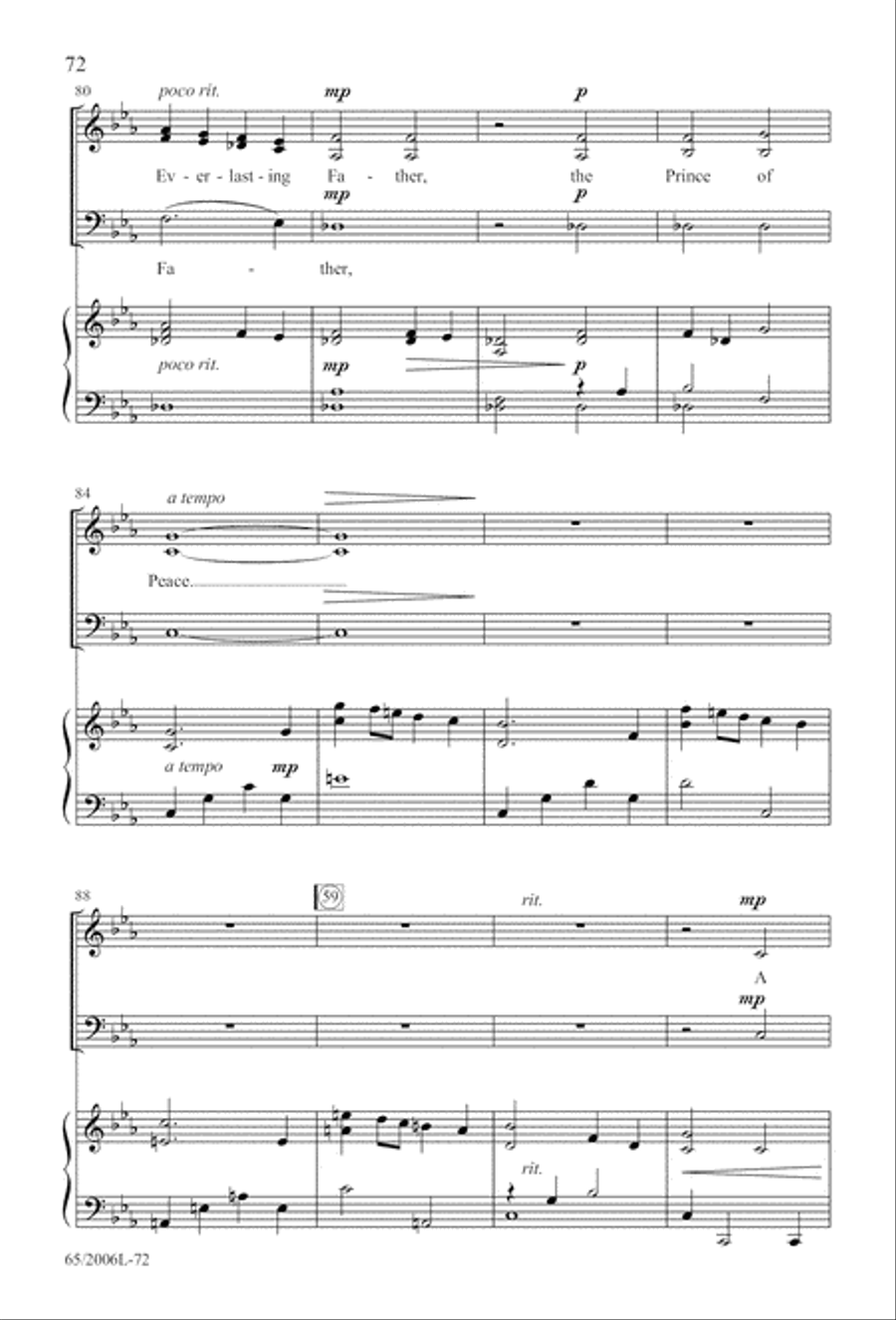 I Hear the Prophet Callin' 3-Part scores gallery preview page 73