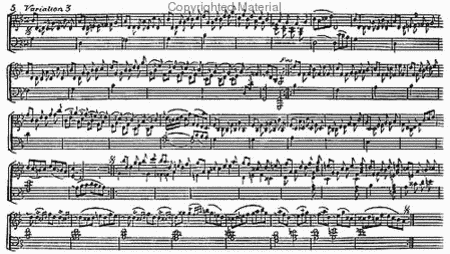 Les sauvages with variations for the harpsichord