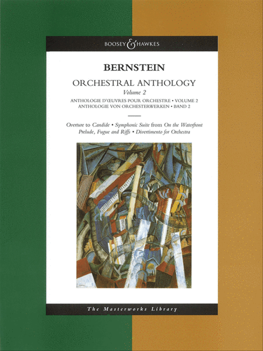 Bernstein – Orchestral Anthology, Volume 2 Orchestra scores gallery preview page 1