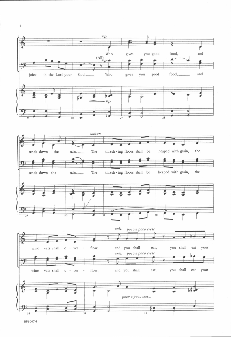 We Gather Together 4-Part scores gallery preview page 4