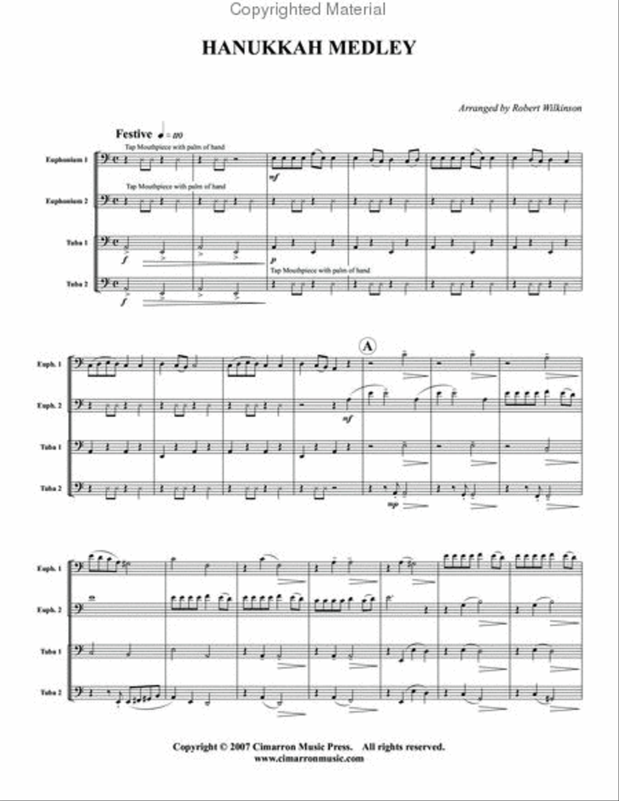 Hanukkah Medley EETT scores gallery preview page 2
