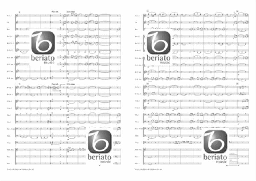A Collection of Chorales Concert Band scores gallery preview page 33