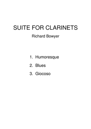 Suite for Clarinets