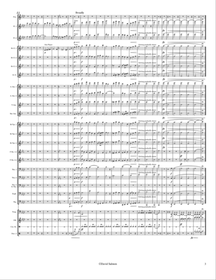 Royal Entrance Royal Entrance Concert Band scores gallery preview page 3