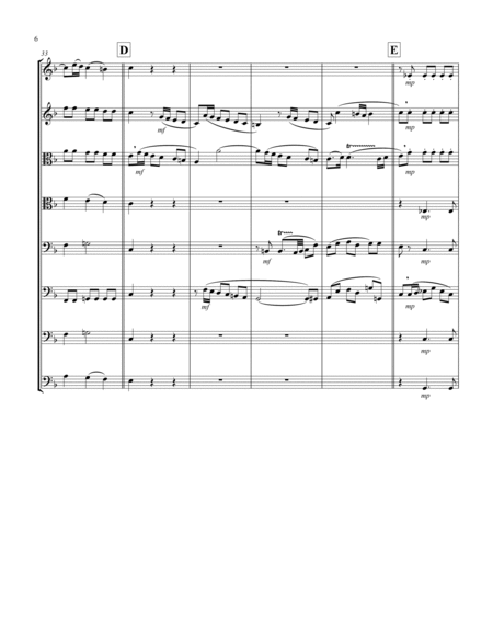 Recordare (from "Requiem") (F) (String Octet - 2 Violins, 2 Violas, 3 Cellos, 1 Bass)