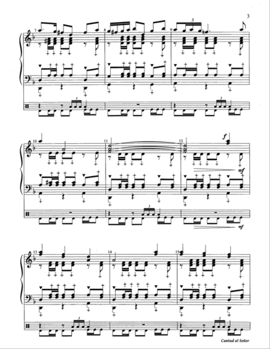 Cantad al Senor 5-Octaves scores gallery preview page 13