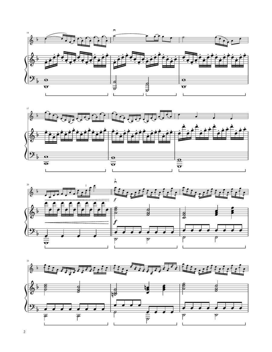 Crystallize Violin Solo scores gallery preview page 3
