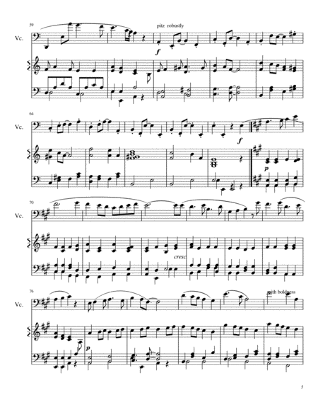 Theme and variations for Piano and Violincello image number null
