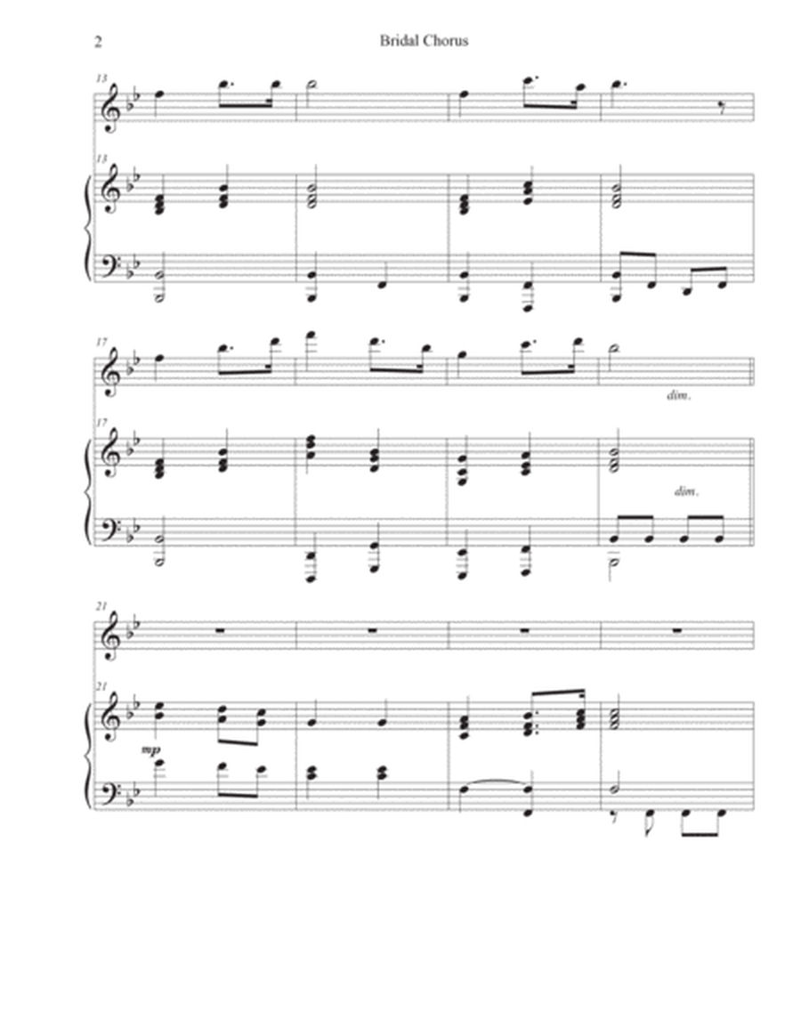 Bridal Chorus (Flute-Piano) image number null
