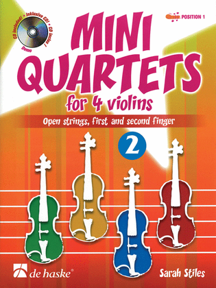 Book cover for Mini Quartets for 4 Violins