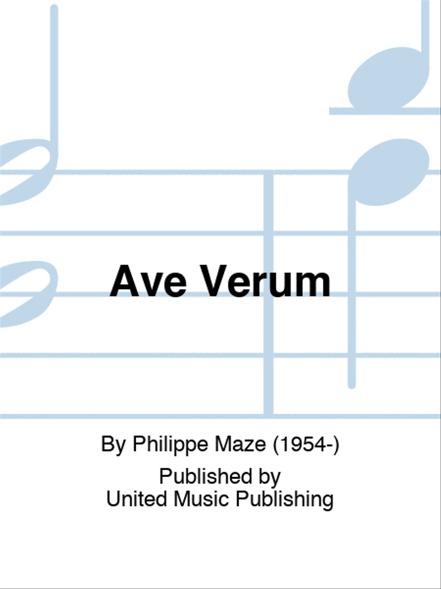 Ave Verum Ave Verum 3-Part scores gallery preview page 1