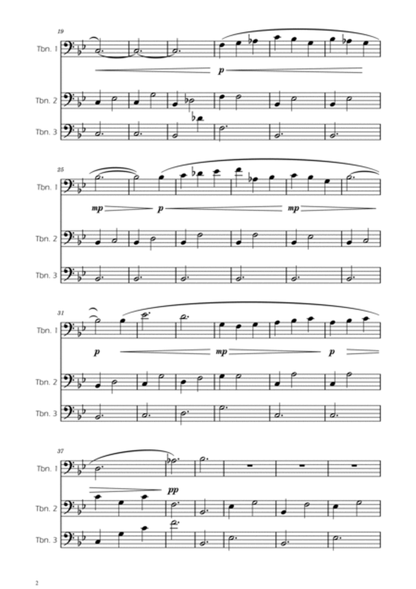 Gymnopedie No. 1 - Trombone Trio image number null