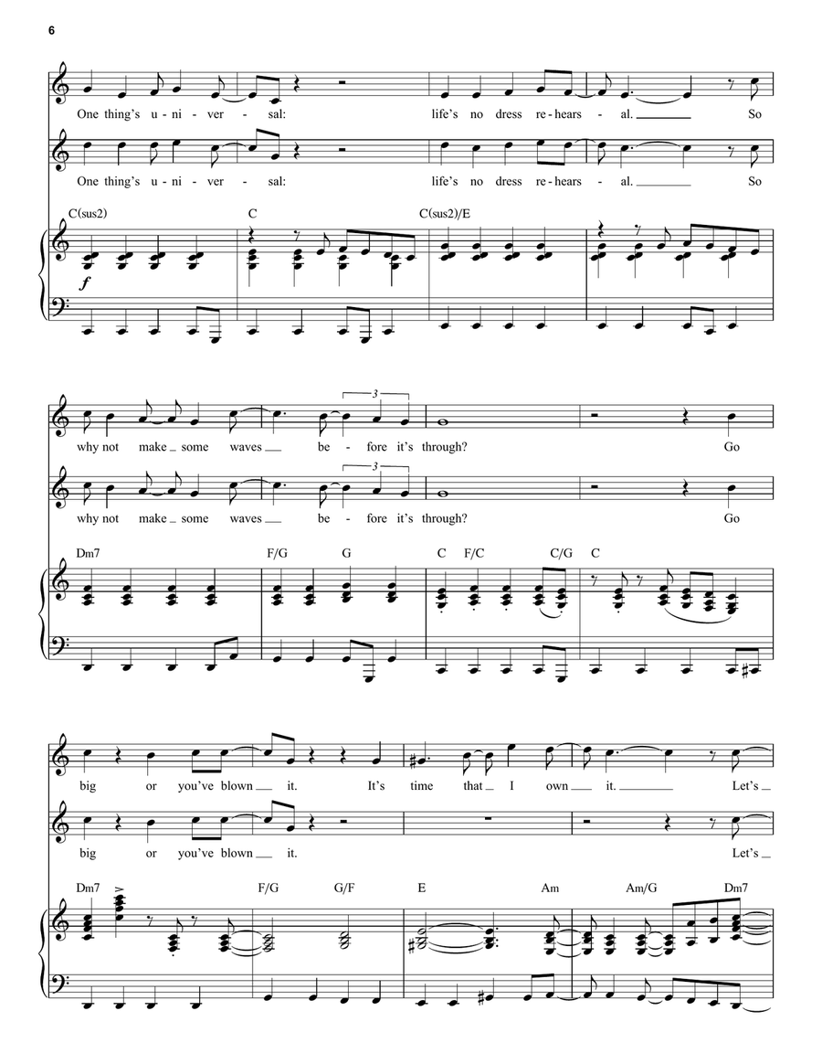 Tonight Belongs To You (from The Prom: A New Musical) Voice scores gallery preview page 6