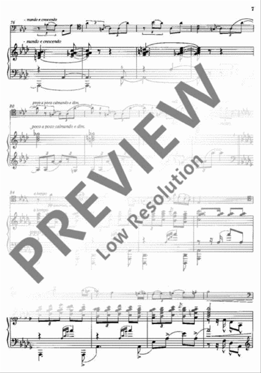 Habañera Piano Accompaniment scores gallery preview page 8