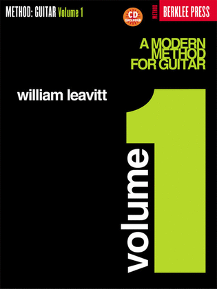 Book cover for A Modern Method for Guitar – Volume 1