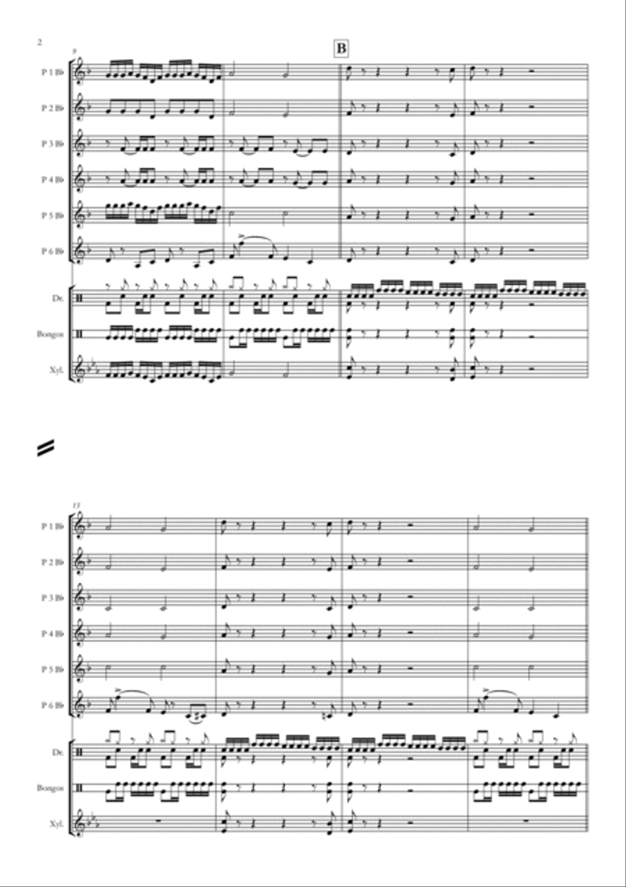 La Estampida Concert Band scores gallery preview page 2