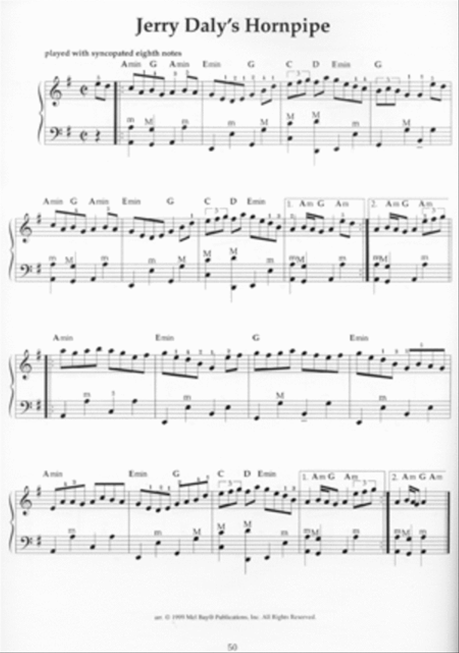 100 Irish Tunes for Piano Accordion Easy Piano scores gallery preview page 3