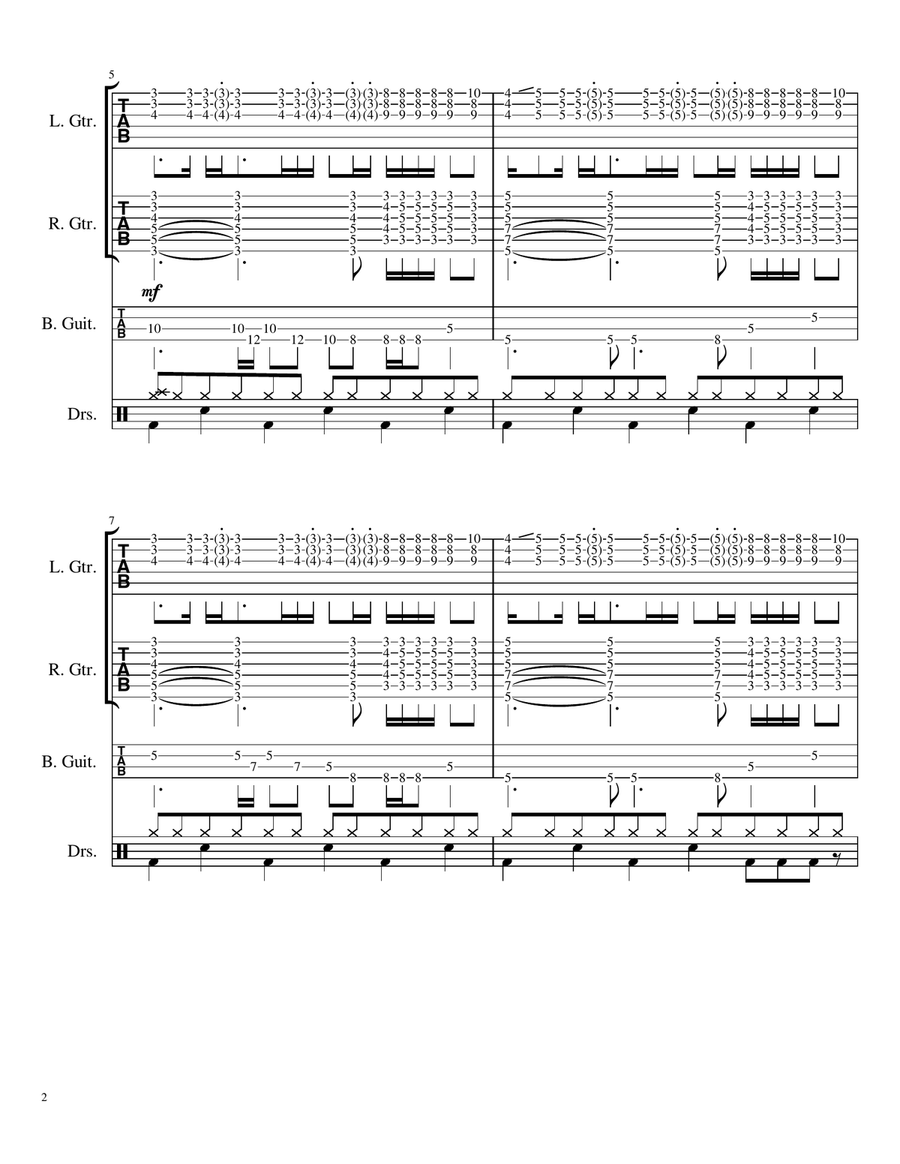 Cooking Up Something Good Acoustic Guitar scores gallery preview page 2