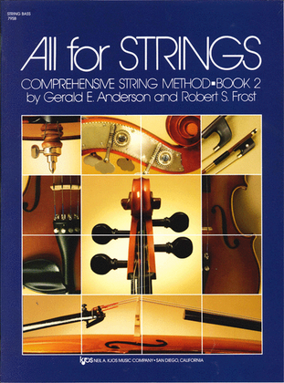 Book cover for All For Strings Book 2 - String Bass