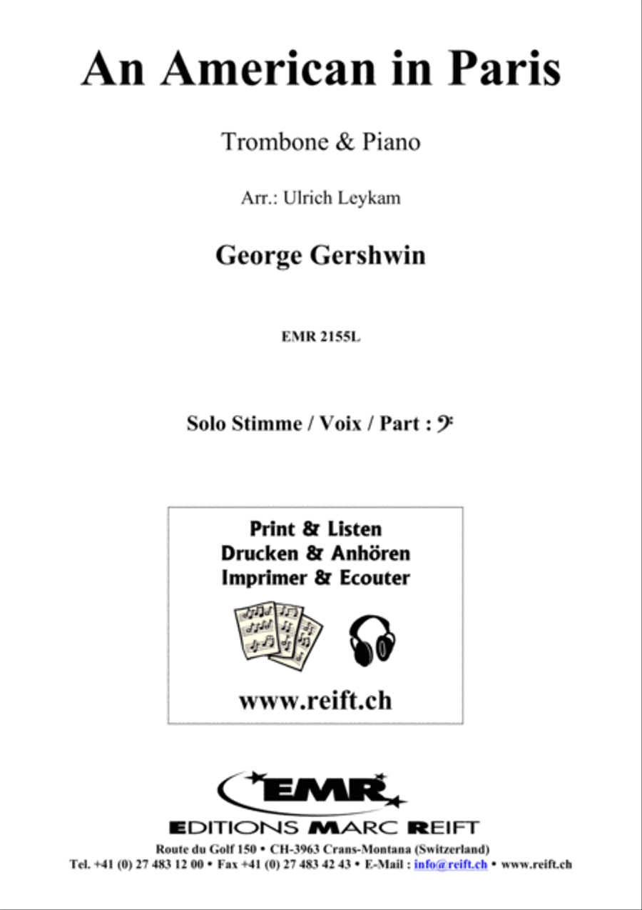 An American In Paris An American In Paris Trombone scores gallery preview page 6