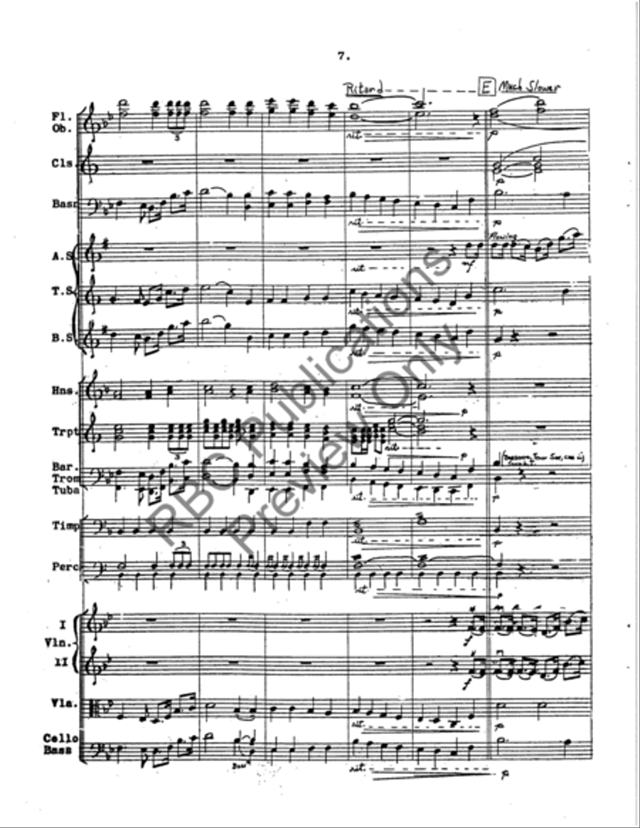 Battle Hymn Of The Republic Orch Full Orchestra scores gallery preview page 9