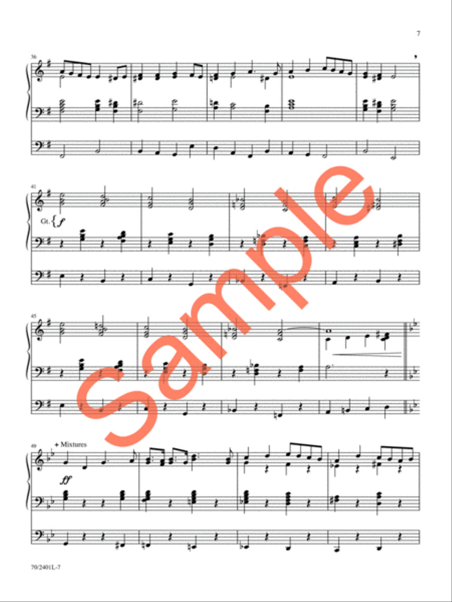 A Circle of Seasons Organ Solo scores gallery preview page 7