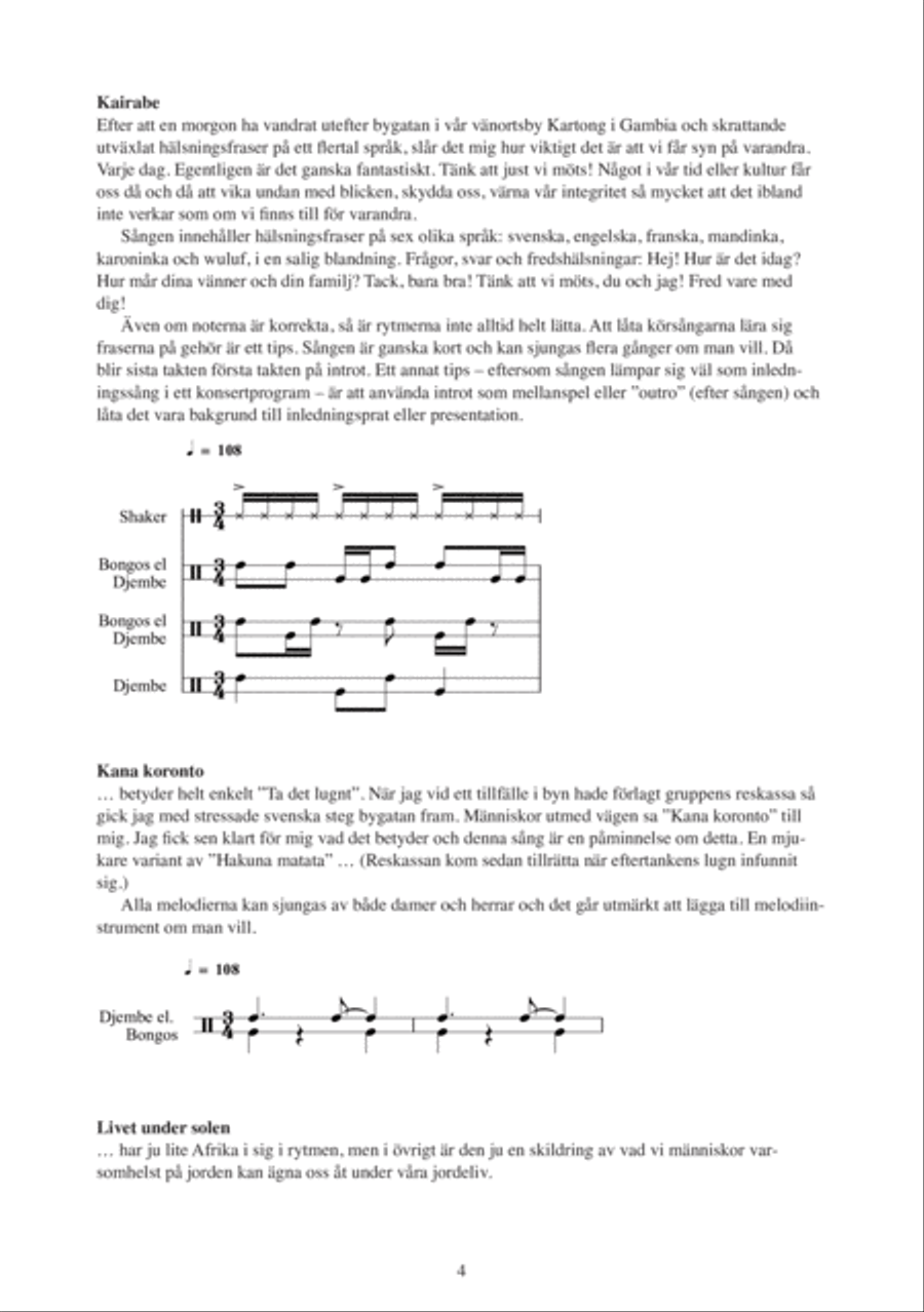 Livet under solen 4-Part scores gallery preview page 5