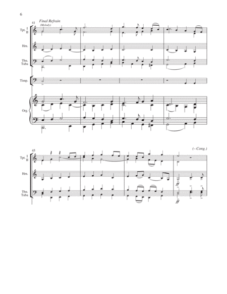 Three Hymn Arrangements for Brass & Organ