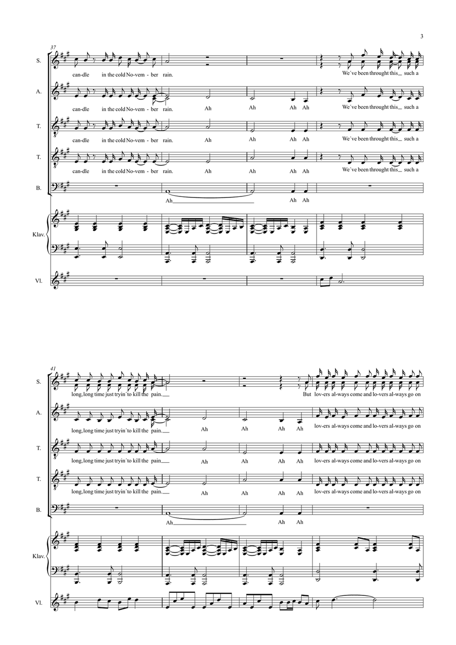 November Rain November Rain Divisi scores gallery preview page 3