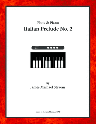 Book cover for Italian Prelude No. 2 - Flute & Piano