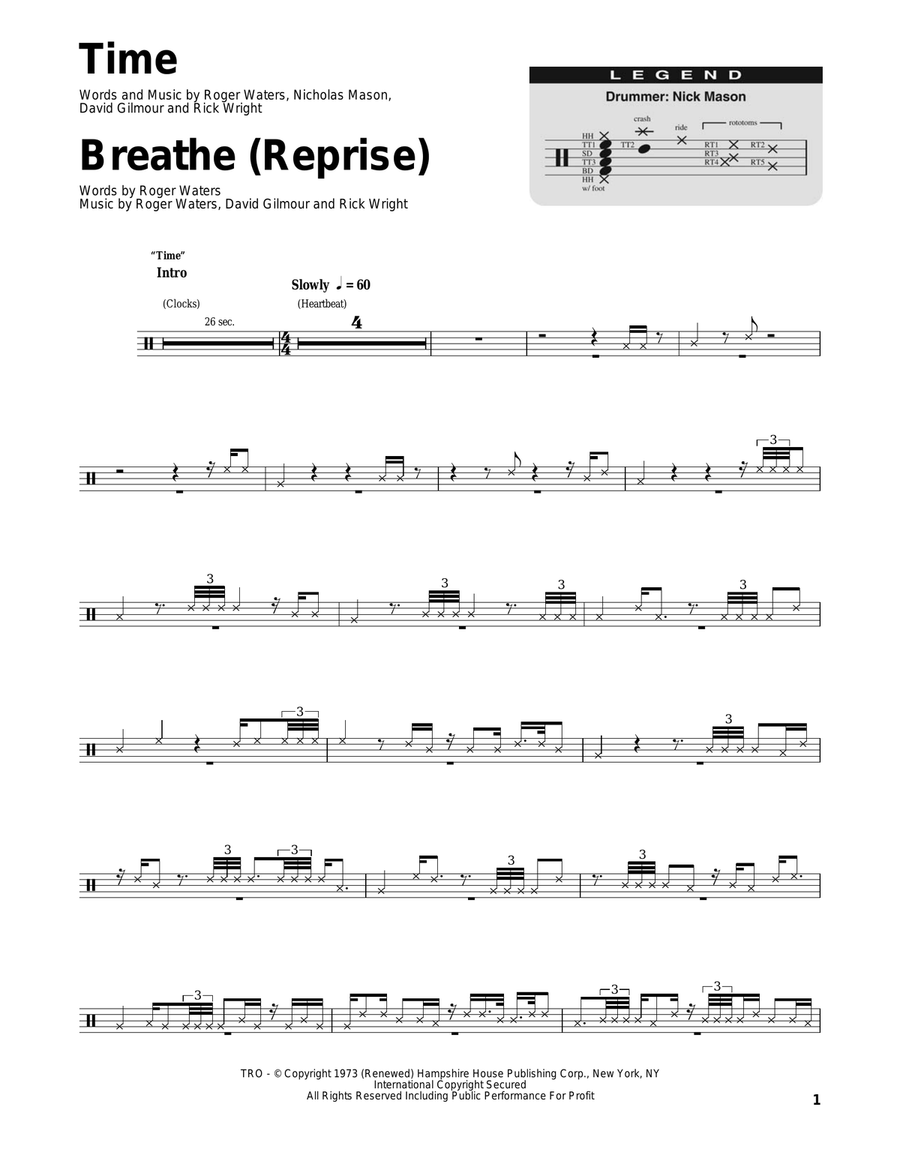 Time Drum Set scores gallery preview page 1