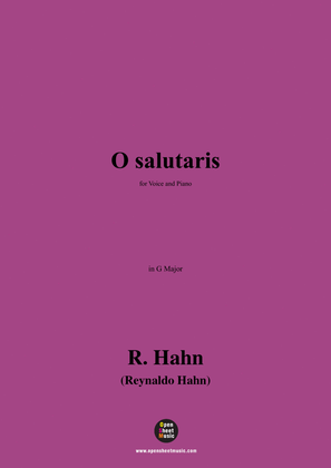R. Hahn-O salutaris,in G Major