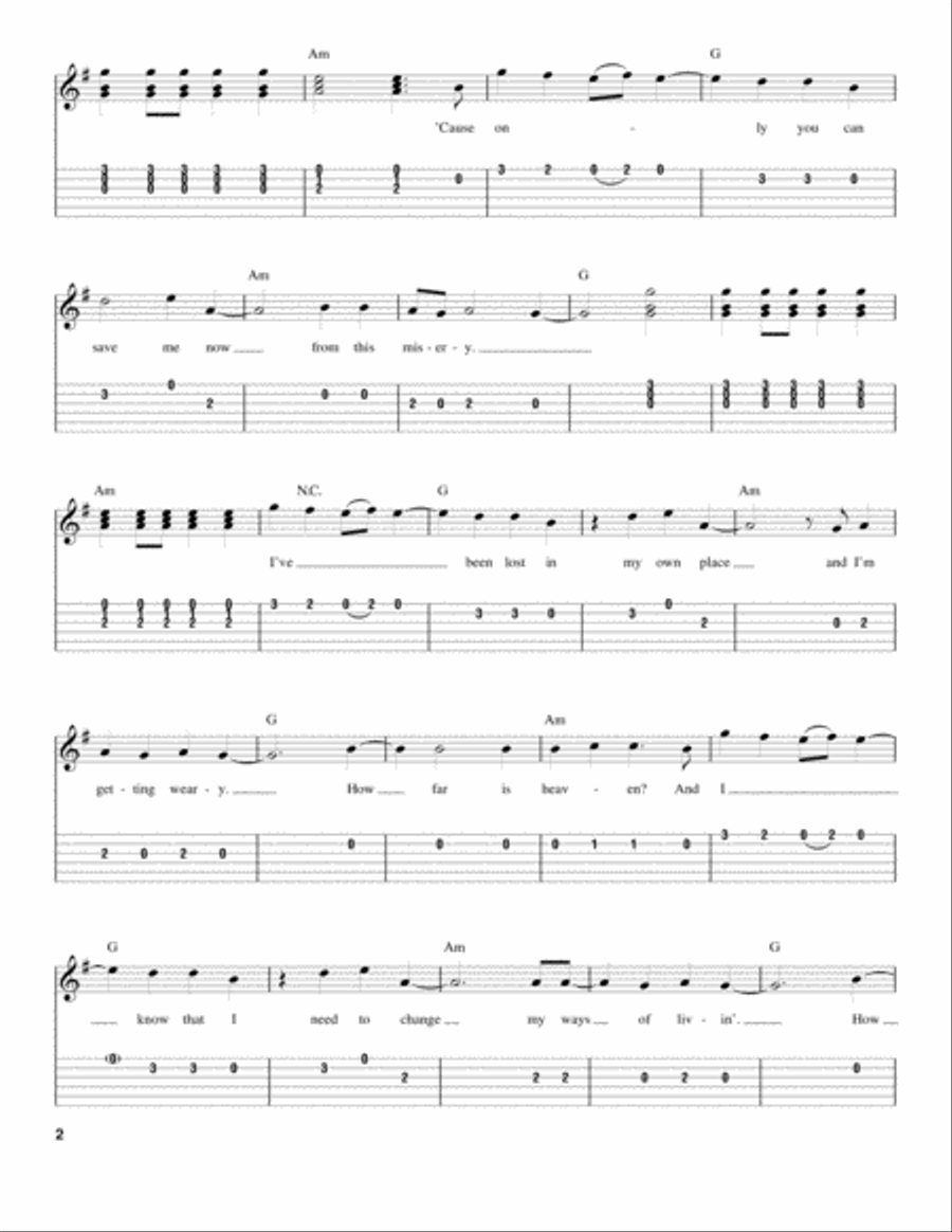 Heaven Heaven Acoustic Guitar scores gallery preview page 2