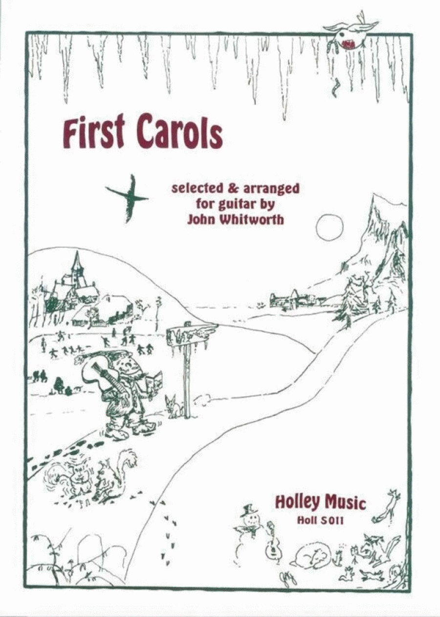 First Carols Guitar scores gallery preview page 1