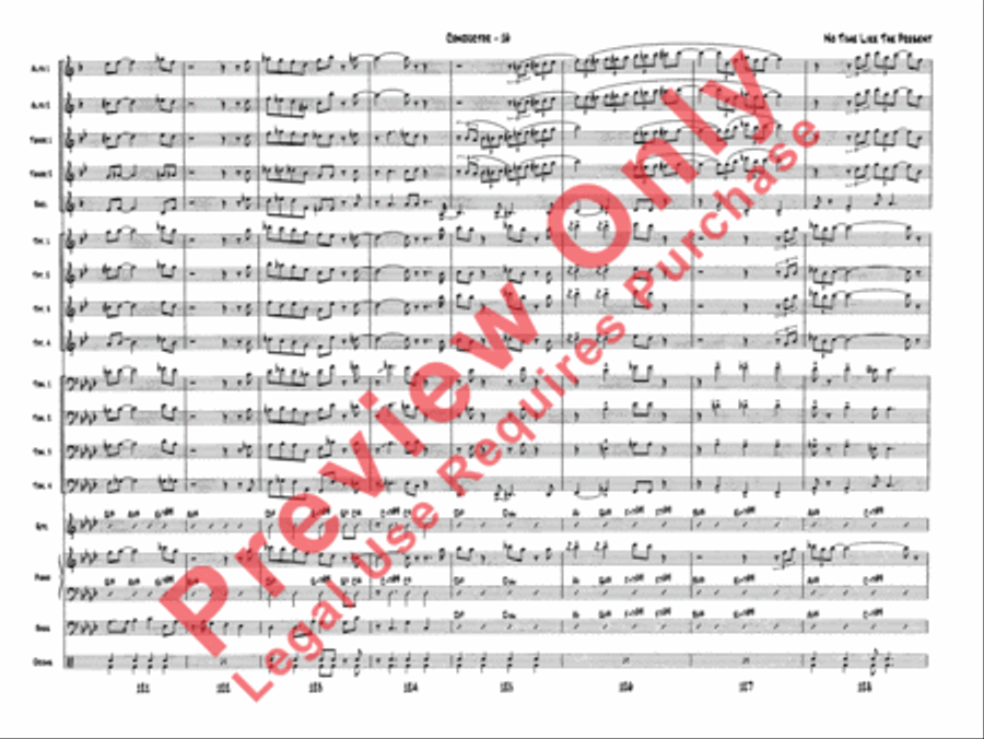 No Time Like the Present Jazz Ensemble scores gallery preview page 18