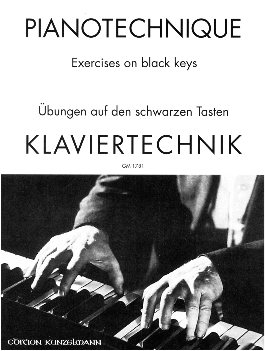 Piano Technique:Vol 1 Exercises on Black Keys