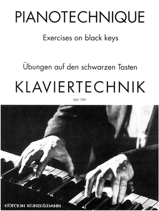 Exercises on black keys
