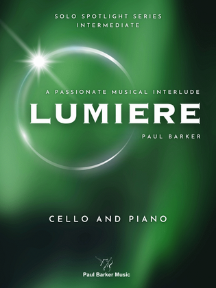 Book cover for Lumiere (Cello & Piano)