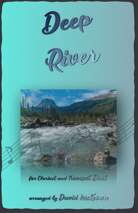 Book cover for Deep River, Gospel Song for Clarinet and Trumpet Duet