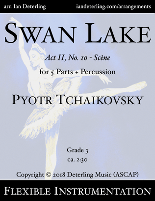 Book cover for Swan Lake (Flexible Instrumentation)