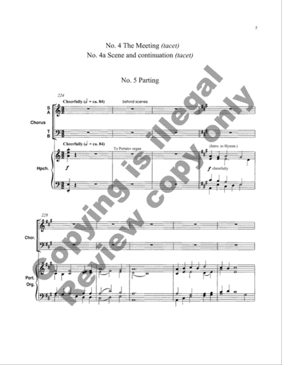 The Wise Women (Choral Score) Choir scores gallery preview page 5