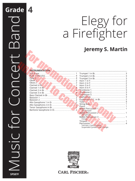 Elegy for a Firefighter