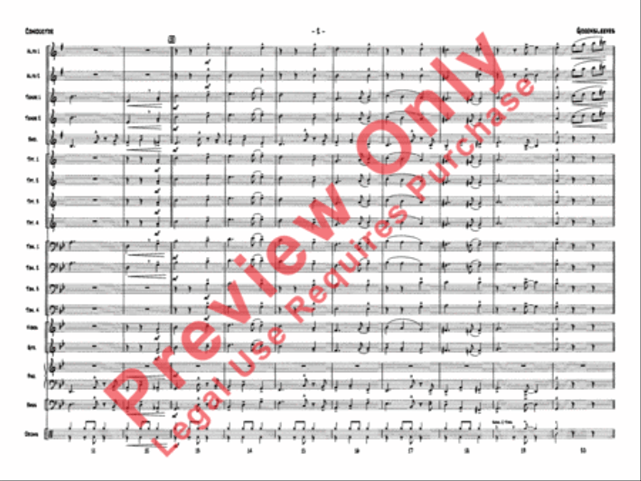 Greensleeves Jazz Ensemble scores gallery preview page 5