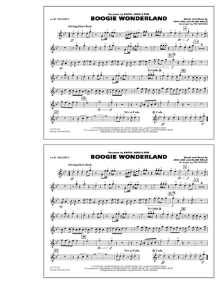 Boogie Wonderland - 1st Bb Trumpet