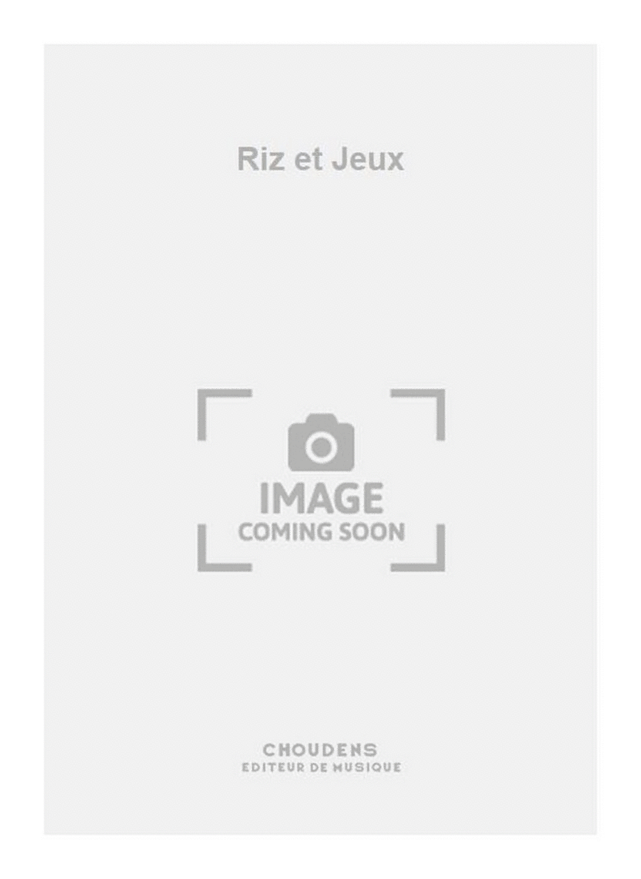 Riz et Jeux Voice Solo scores gallery preview page 1