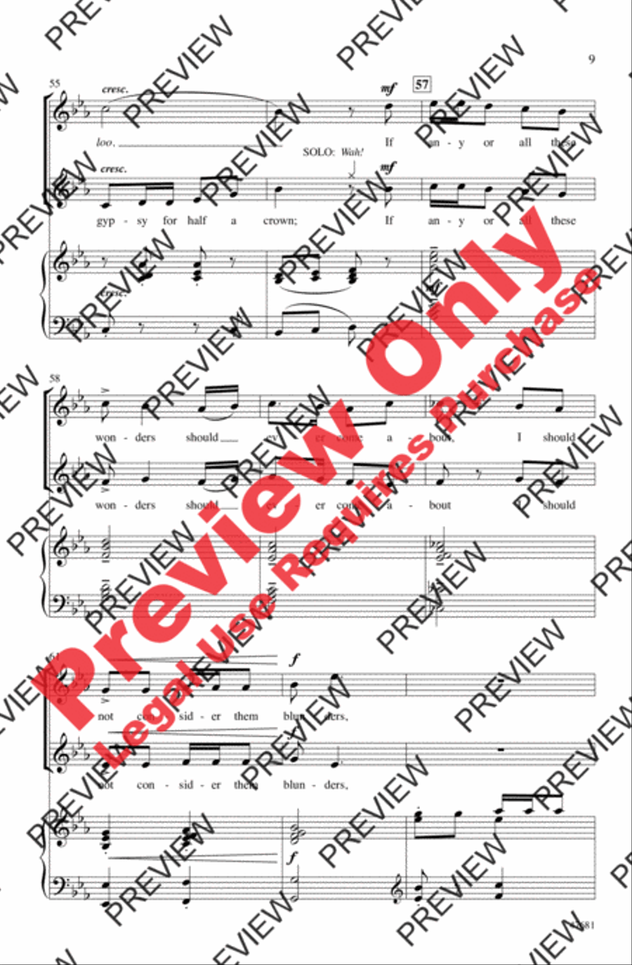 Topsy-Turvy World Topsy-Turvy World 2-Part scores gallery preview page 8
