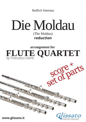 Book cover for The Moldau - Flute Quartet (score & parts)
