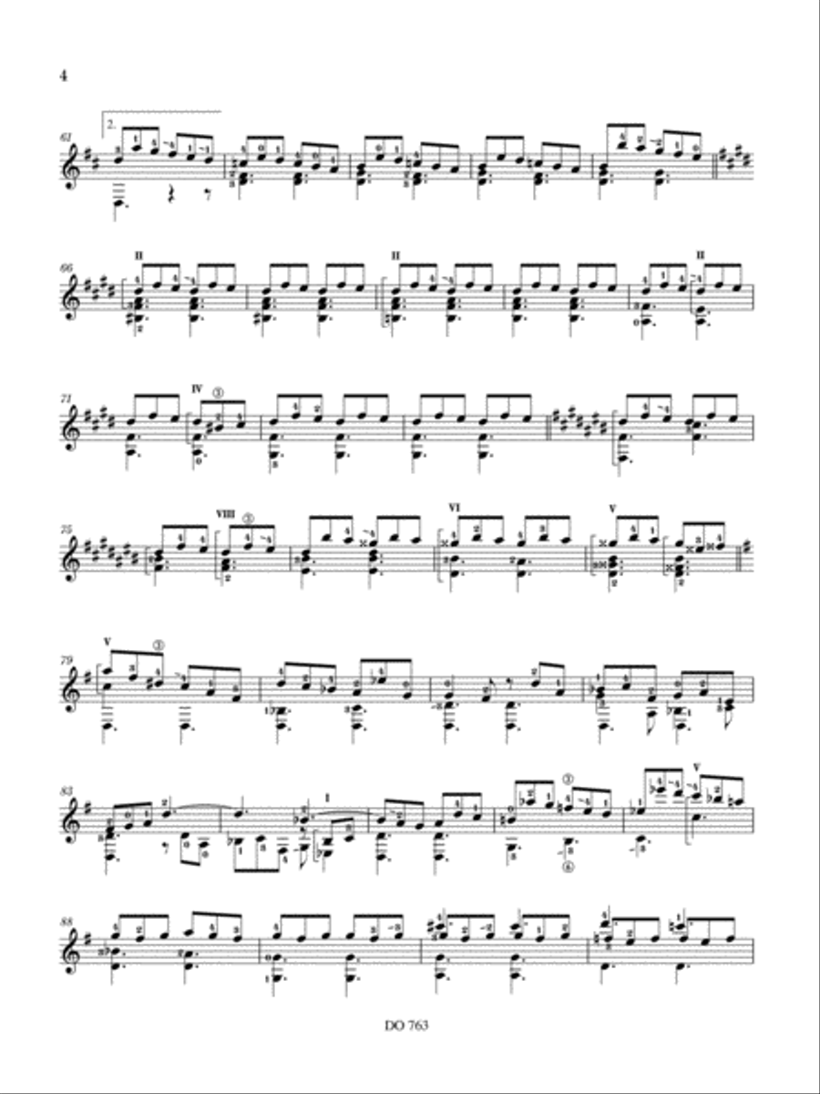 2 Sonates, vol. 3, K. 319, 69 Classical Guitar scores gallery preview page 4