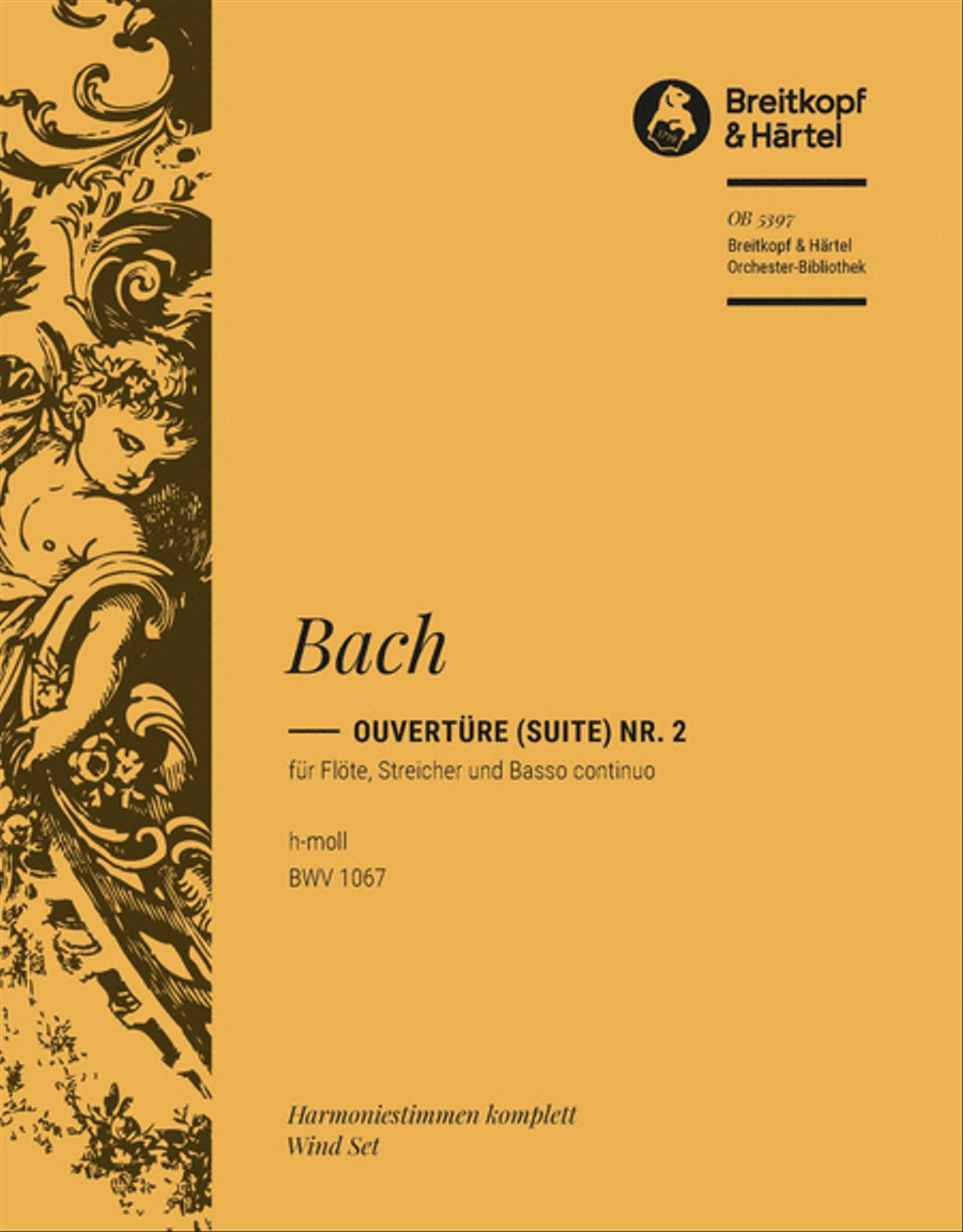 Overture (Suite) No. 2 in B minor BWV 1067 Orchestra scores gallery preview page 1
