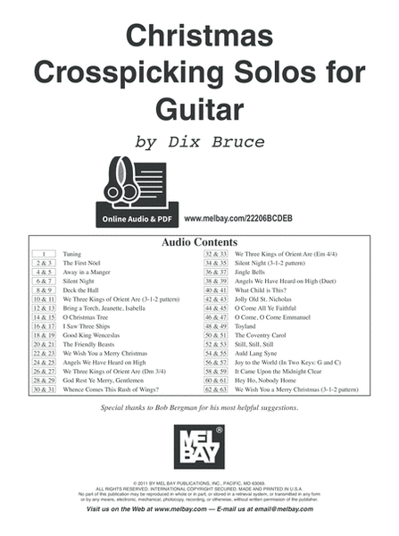 Christmas Crosspicking Solos for Guitar image number null
